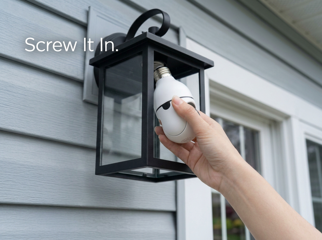 GuardBulb 360 Bulb Camera - Easy-Install Security!